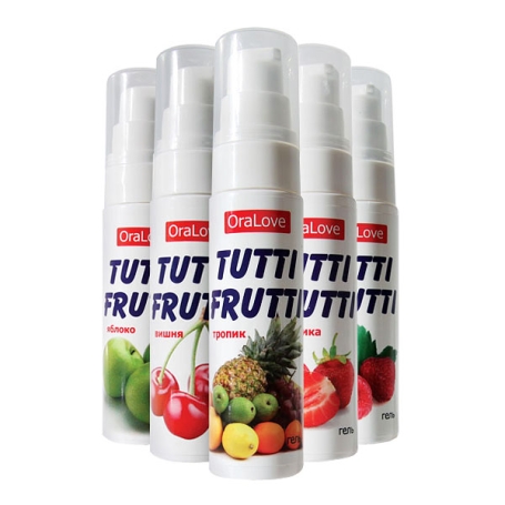 Смазка съедобная Tutti-frutti, 30 мл