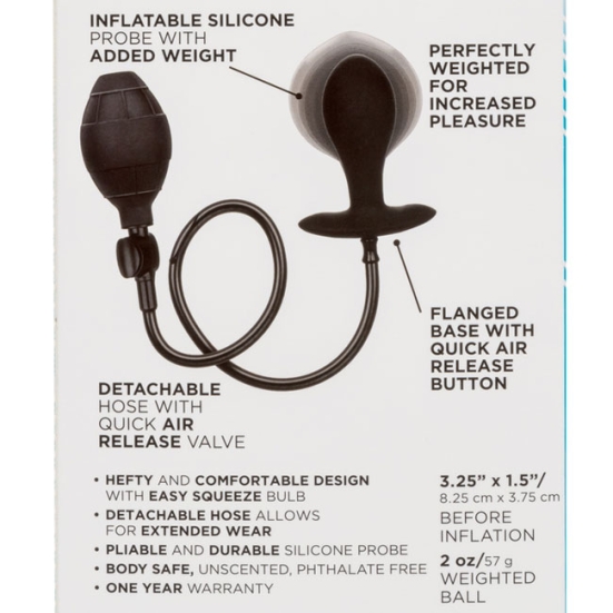 Пробка с расширением Weighted Silicone Inflatable L